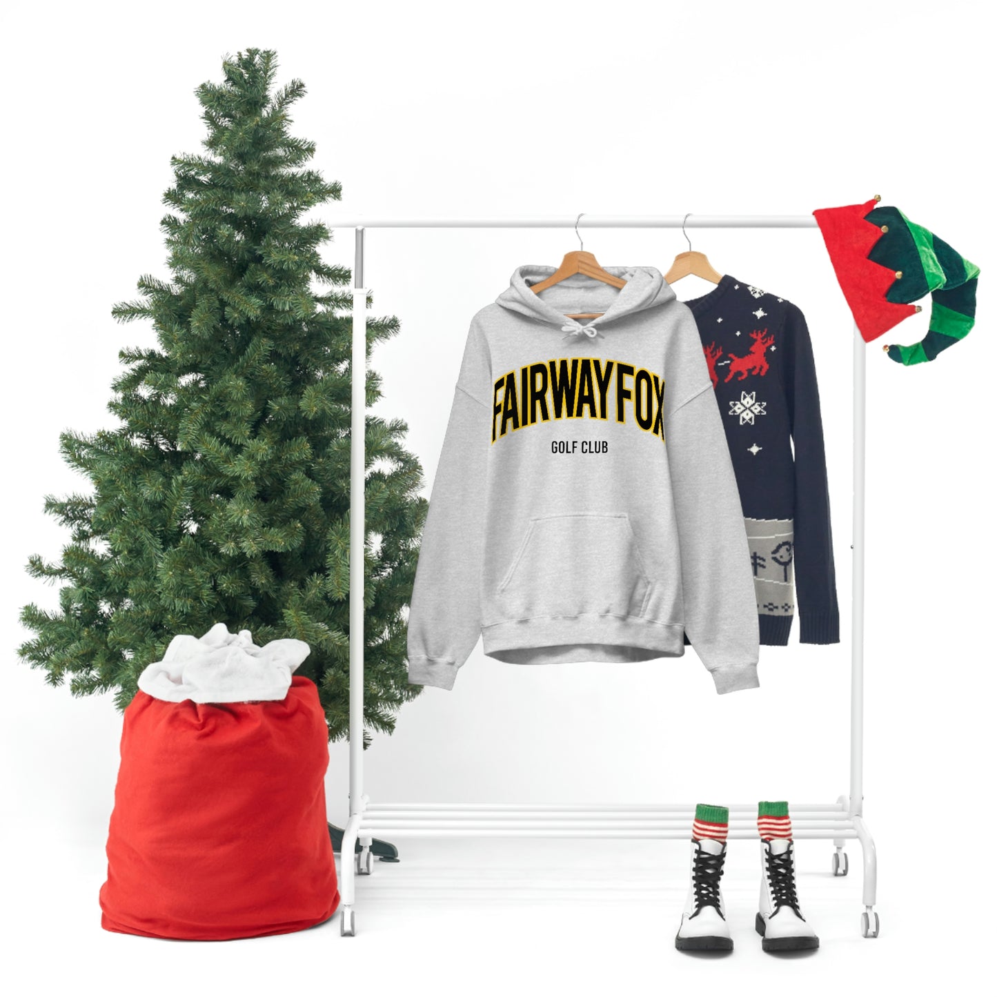 Titled Script Hooded Sweatshirt