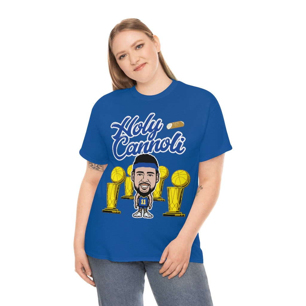 thAreaTshirts Klay Thompson Holy Cannoli Golden State Basketball Fan T Shirt Premium / Royal Blue / X-Large